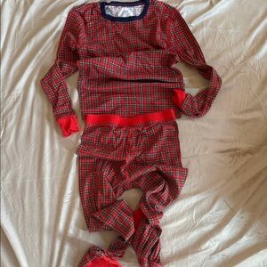 Crewcuts Plaid Red Kids Pajamas 12